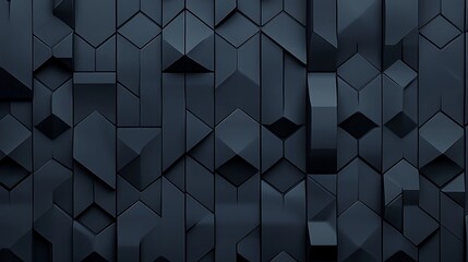 High Tech, dark background, with a diamond shape block structure