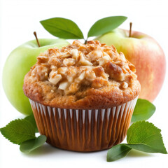 Poster - Apple Muffin Isolated