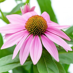 Canvas Print - Coneflower Isolated