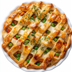 Wall Mural - Pot Pie Isolated