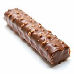 a stick of chocolate is shown with a white background