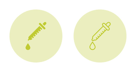 Sticker - Pipette Vector Icon