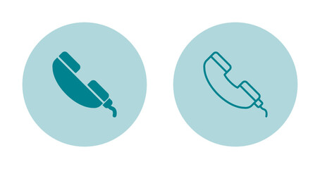 Sticker - Telephone Vector Icon