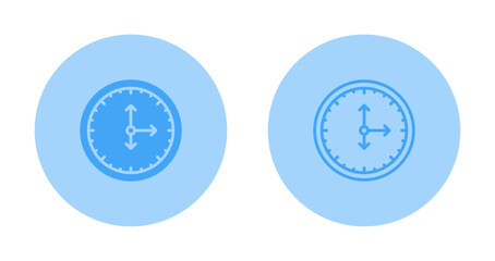 Poster - Clock Vector Icon