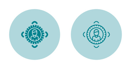 Sticker -  Target Audience Vector Icon