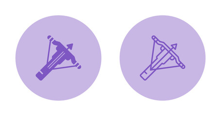 Sticker - Crossbow Vector Icon