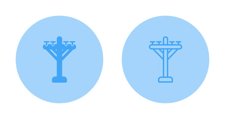 Wall Mural - Electric Pole Vector Icon