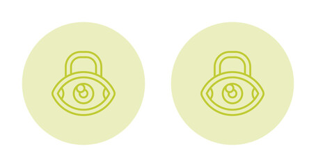 Canvas Print - Padlock Vector Icon