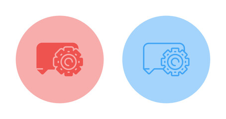 Poster - Chat Bubble Vector Icon