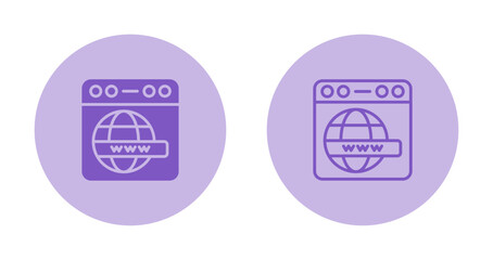 Poster - Browser Vector Icon