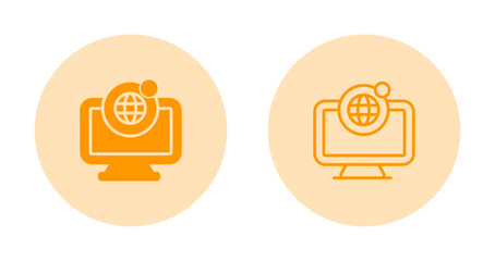 Sticker - Online Vector Icon