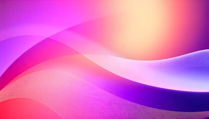 Abstract colorful background with smooth curved lines and gradient swirling, iridescent liquid with hues of purple