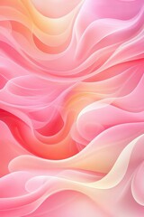 Wall Mural - Abstract Pink and Orange Swirling Design