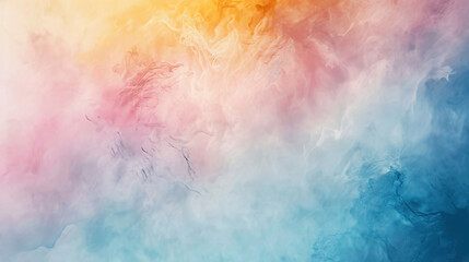 Poster - An abstract blend of soft pastel colors creating a dreamy and ethereal atmosphere, perfect for artistic backgrounds.