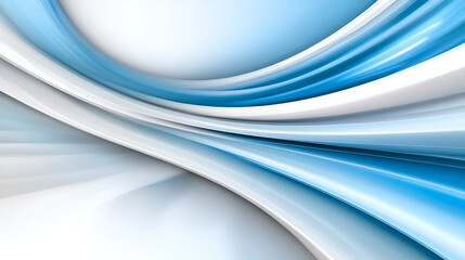 Aufkleber - Abstract design featuring flowing blue and white curves creating a dynamic and modern background ideal for various creative projects