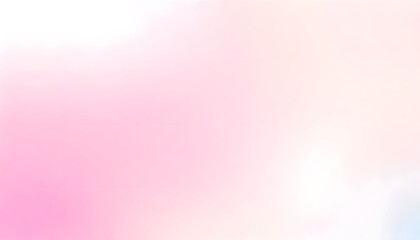 Poster - soft, blurred gradient of pink to purple and yellow.