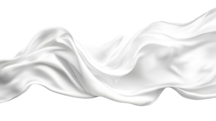 Soft white cloth are simple yet elegant for graphic design or wallpaper.