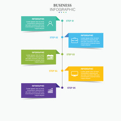 Infographic template business concept with options. timeline concept for content, flowchart, diagram, steps