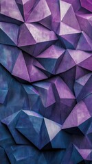 Aufkleber - geometric abstract background in purple and blue hues