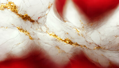 Wall Mural - Abstract red and gold marble background	