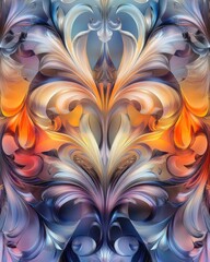 Poster - Decorative glass background design