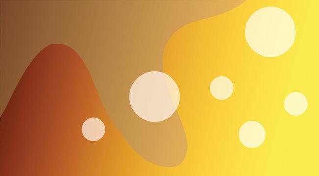 abstract yellow background with waves. vector background with space for text.