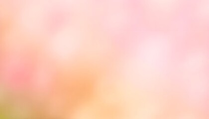 Soft blurred pastel colors in pink yellow. Soft, blurred gradient transitioning from pink to peach. Suitable for wallpaper