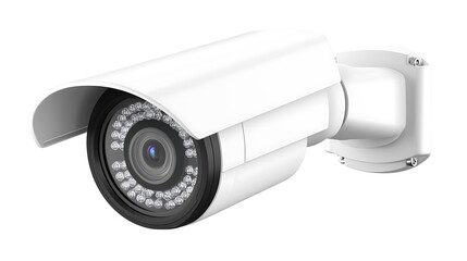 security camera isolated on white