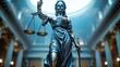 © Ketanoff - The Statue of Justice symbol, legal law concept image