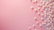 © mahamad - Pearl confetti on a pink background