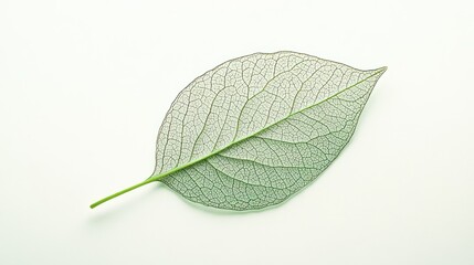 Wall Mural - Delicate Leaf Skeleton with Detailed Veins