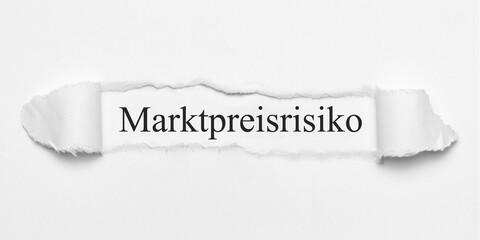 Poster - Marktpreisrisiko	