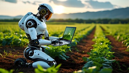 Poster - Sustainable agricultural innovation with a solar powered robot enhancing productivity in the field through advanced technology