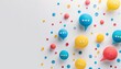 © Francesco - A collection of colorful speech bubbles on a neutral background, symbolizing communication, dialogue, and social media