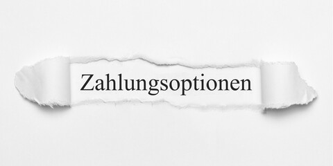 Poster - Zahlungsoptionen	