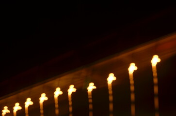 candles in the dark