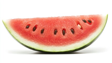 Wall Mural - A Slice of Watermelon with Visible Seeds