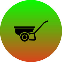 Wall Mural - Wheelbarrow Icon