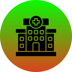 Canvas Print - Hospital Icon