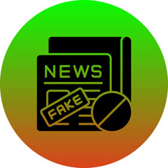 Poster - Fake News Icon