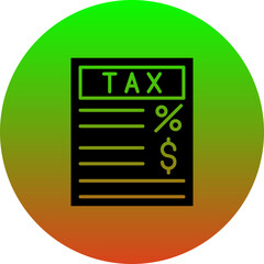 Poster - Taxation Icon