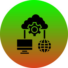 Sticker - Saas Icon