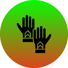 Wall Mural - Gloves Icon