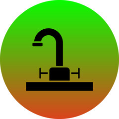 Sticker - Water Tap Icon