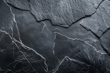 Black Slate Texture Background