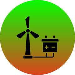 Sticker - Wind Energy Icon