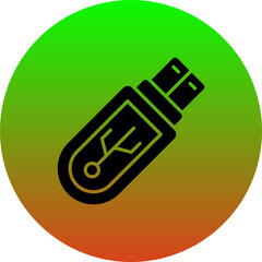 Sticker - Flash Disk Icon