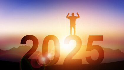 Poster - Start New Year 2025 Concept