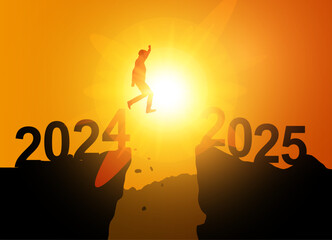 Poster - Start New Year 2025 Concept