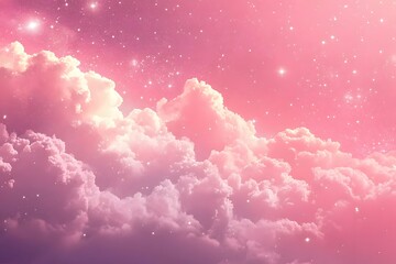 pink celestial background